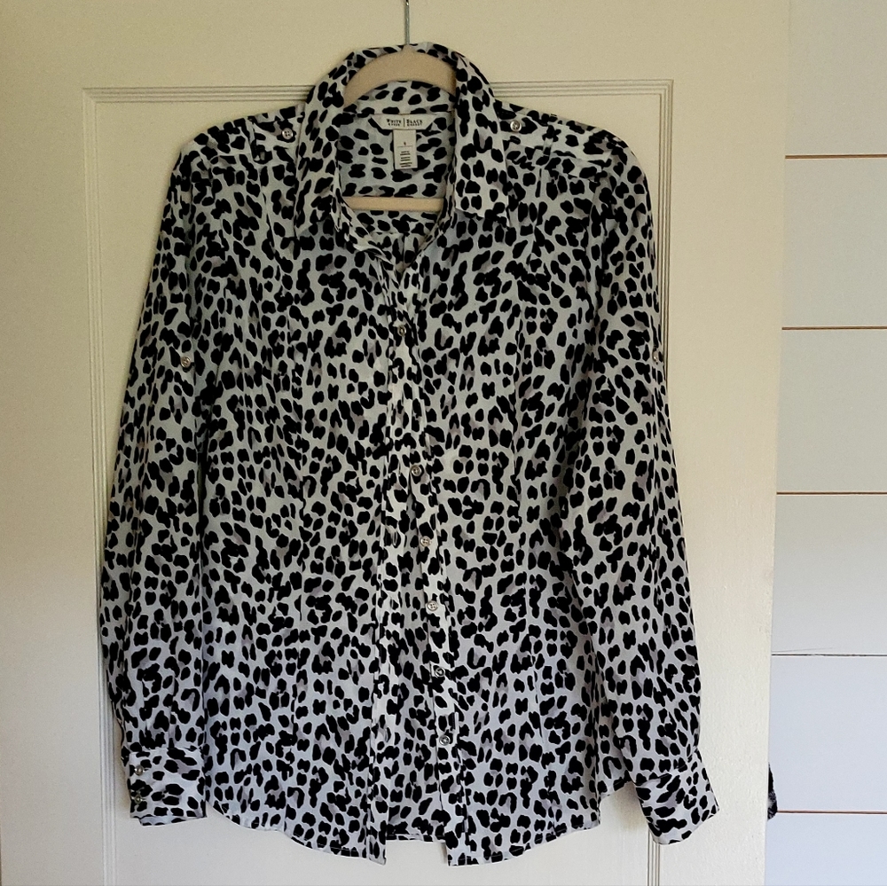Leopard print blouse